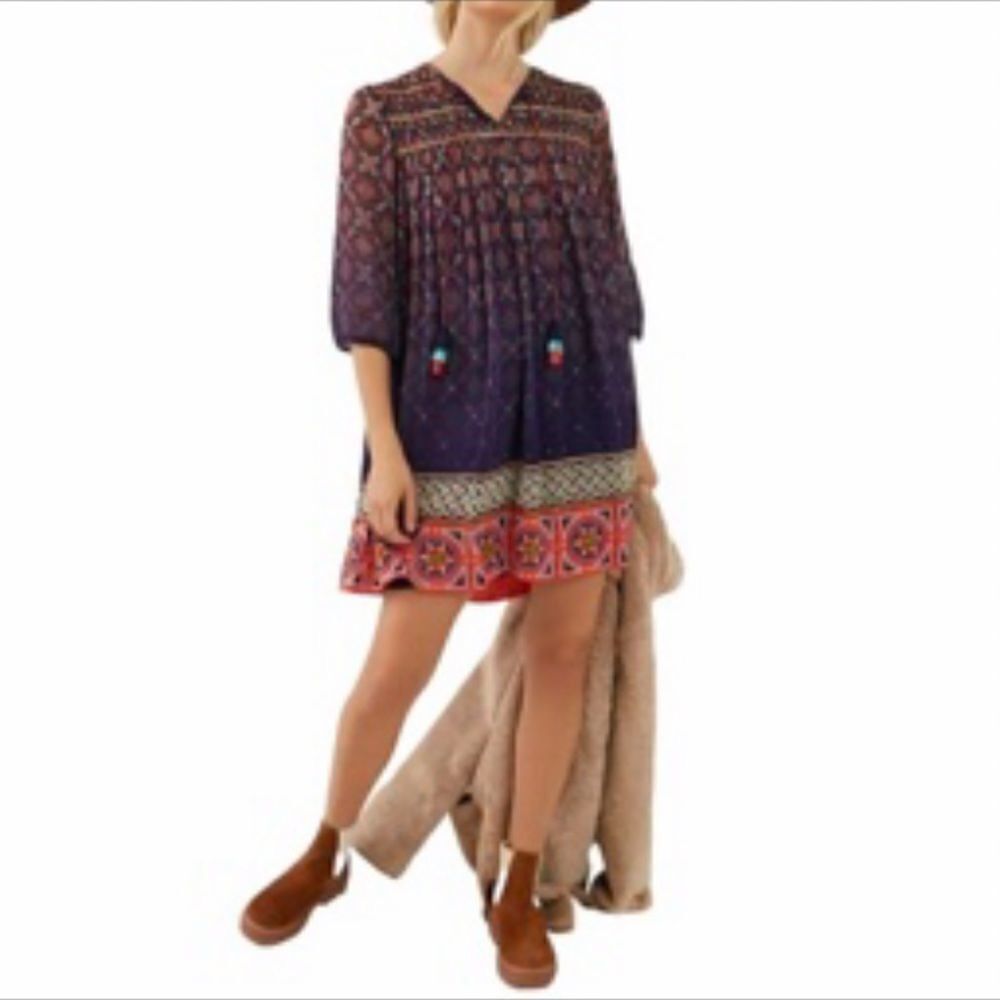 Anthropologie Corinna Tunic Dress size XSP